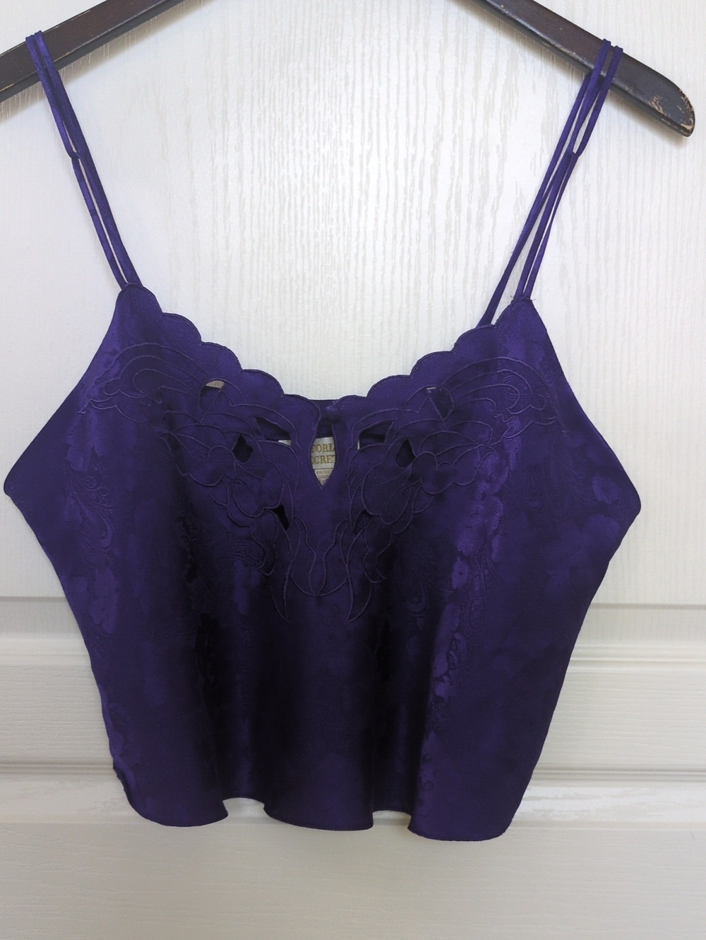 Victoria's Secret Vintage Purple Satin Cami